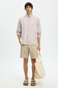 Camisa manga larga lino