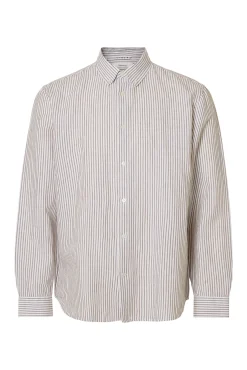 Camisa manga larga lino