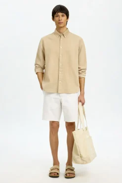 Camisa manga larga lino