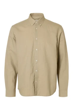 Camisa manga larga lino