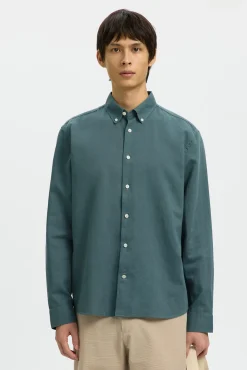 Camisa manga larga lino