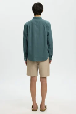 Camisa manga larga lino