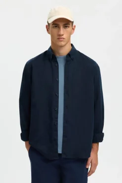 Camisa mezcla lino