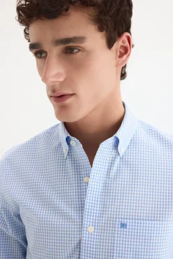Camisa non iron + antimanchas cuadro vichy