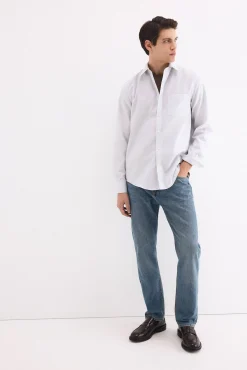 Camisa non iron oxford rayas