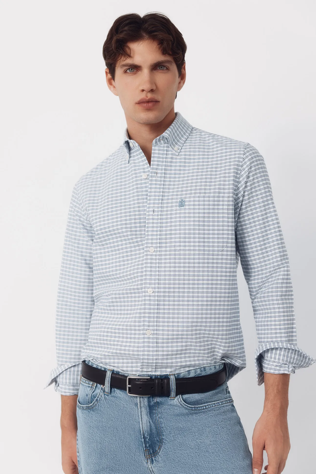 Camisa oxford cuadros
