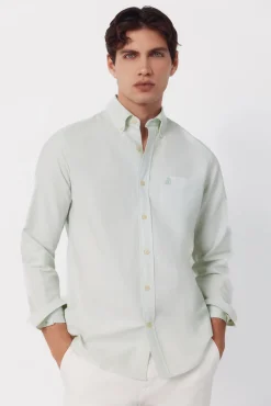 Camisa oxford raya candela