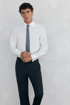 Camisa puño gemelos non iron + antimanchas