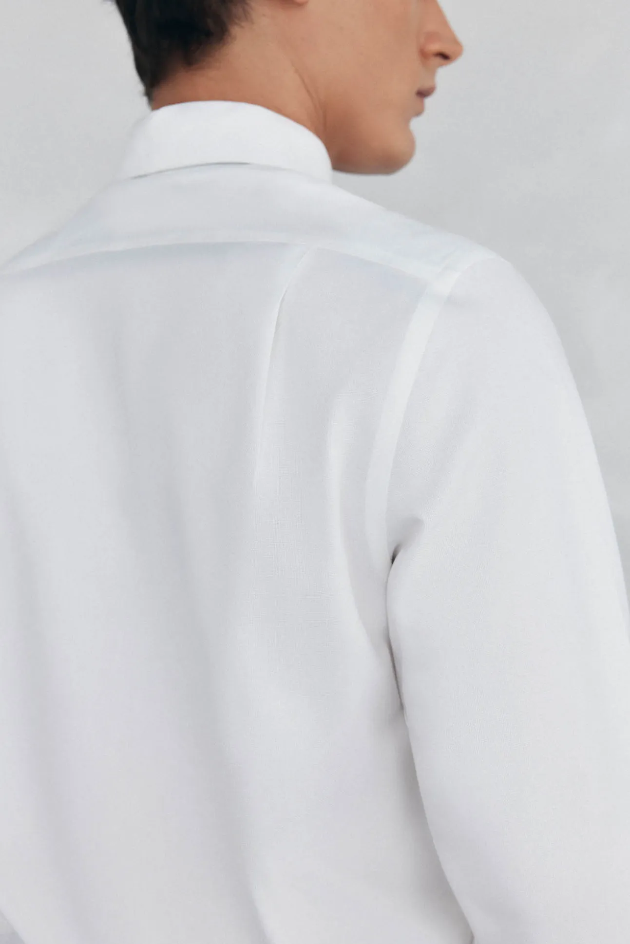Camisa puño gemelos non iron + antimanchas