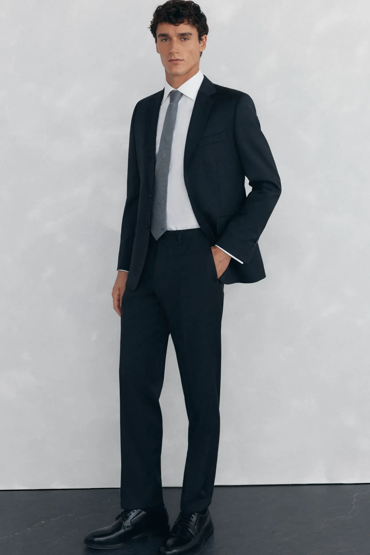 Camisa puño gemelos non iron + antimanchas