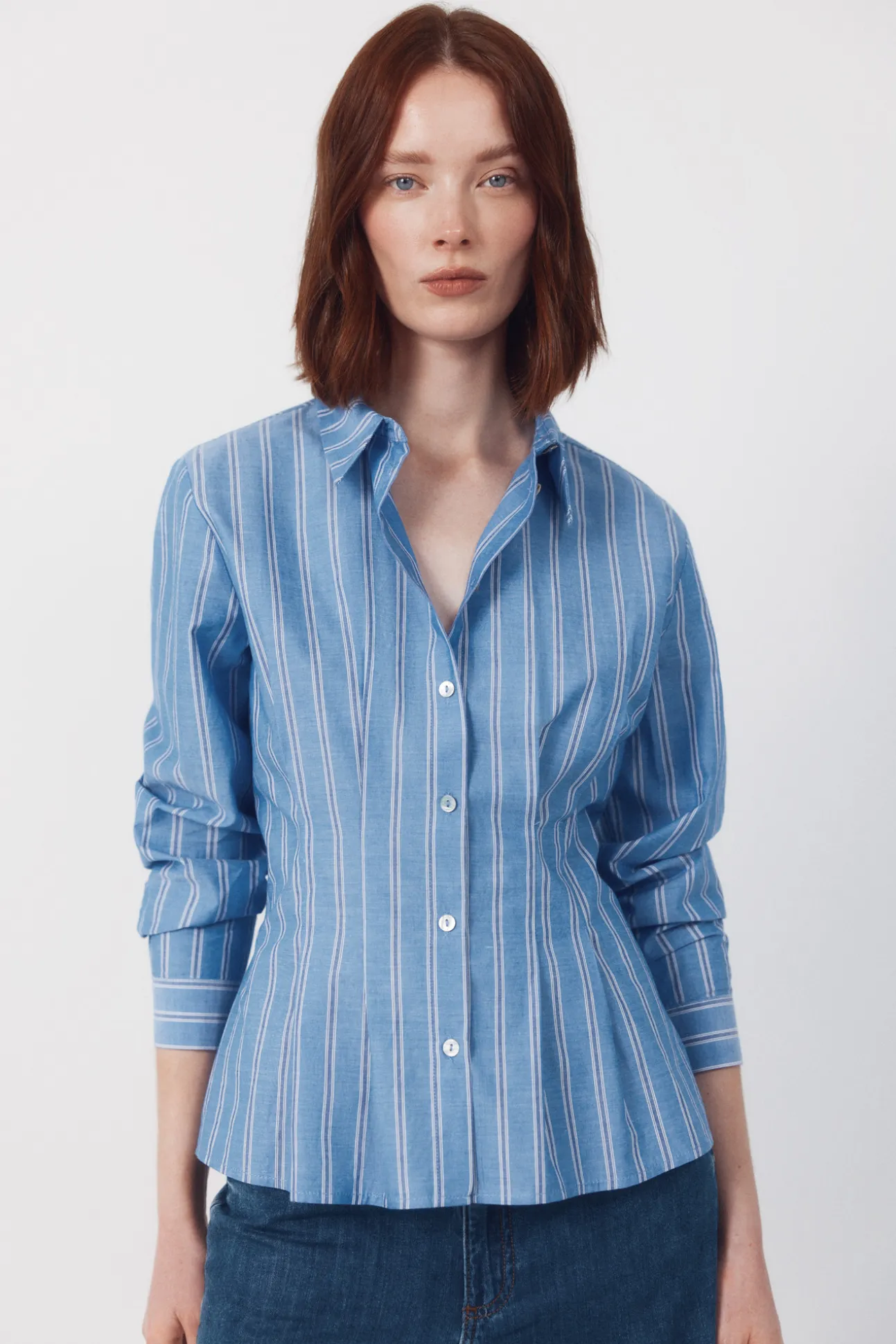 Camisa rayas entallada