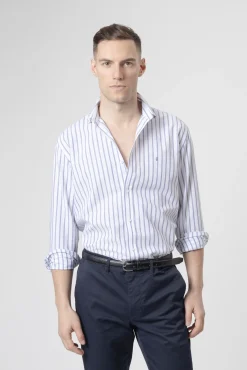 Camisa rayas lino