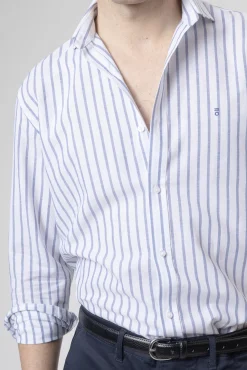 Camisa rayas lino