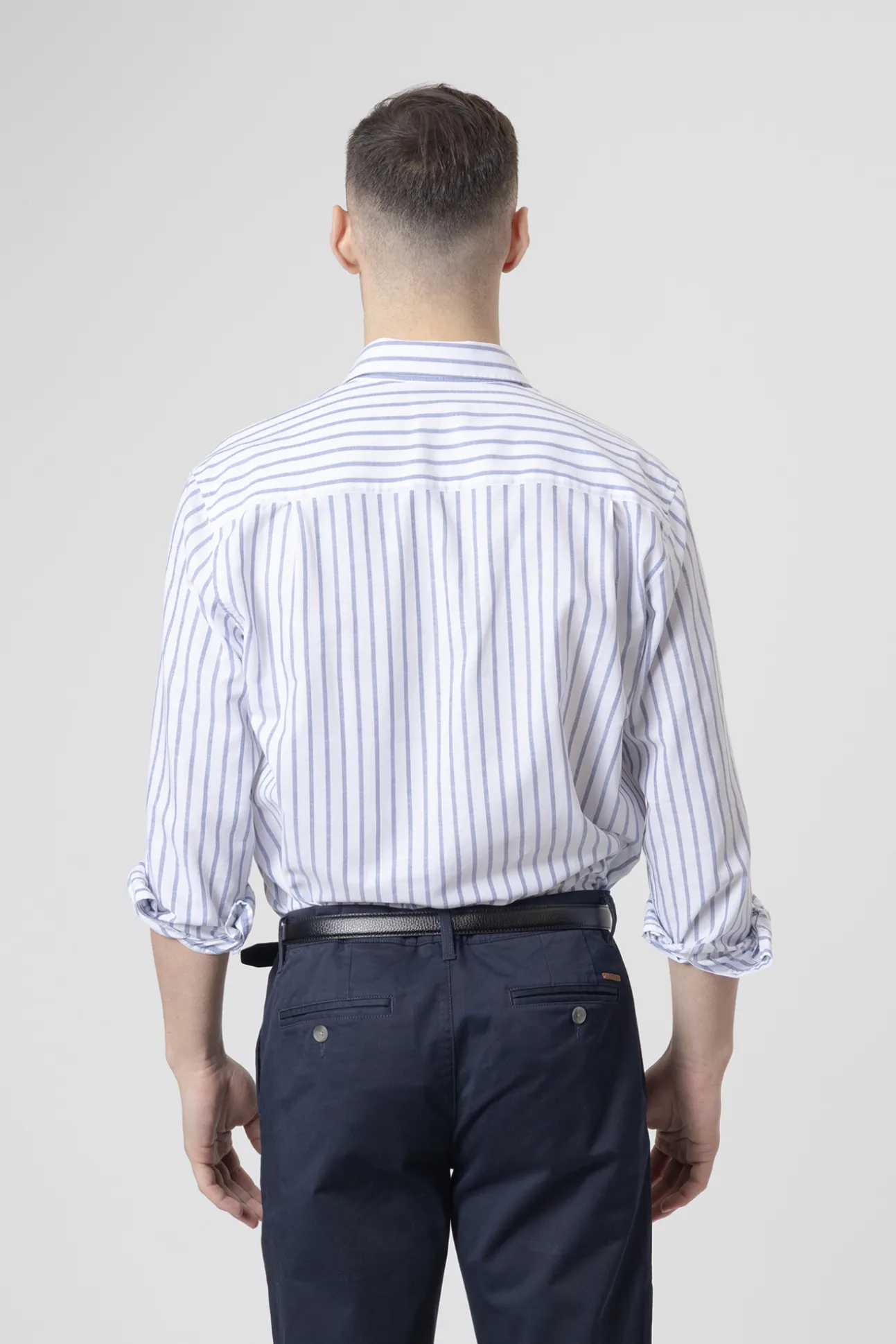 Camisa rayas lino