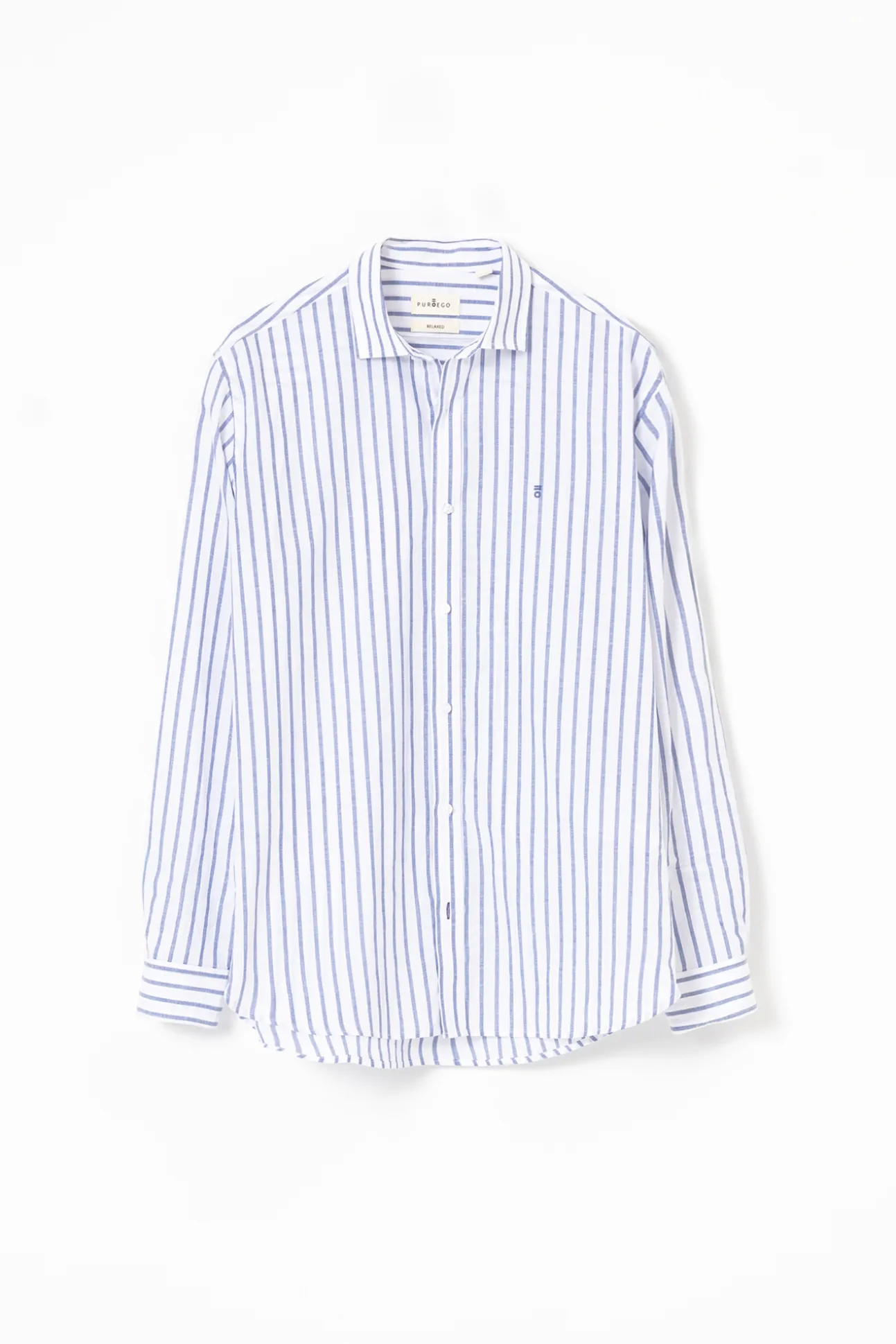 Camisa rayas lino