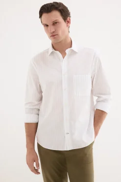 Camisa rayas popelín