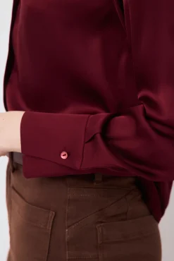 Camisa satén básica