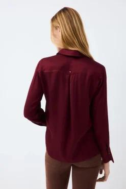 Camisa satén básica