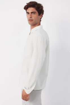 Camisa seersucker rayas