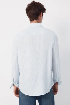 Camisa seersucker rayas