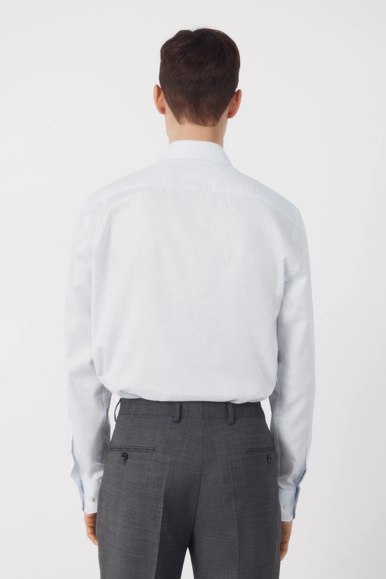 Camisa vestir cuadros fácil plancha