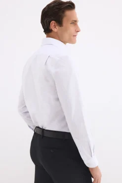 Camisa vestir cuadros non iron + antimanchas