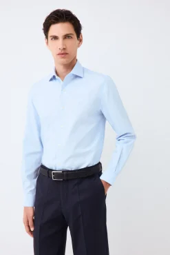 Camisa vestir estructura non iron + antimanchas
