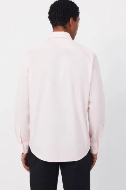 Camisa vestir lisa fácil plancha