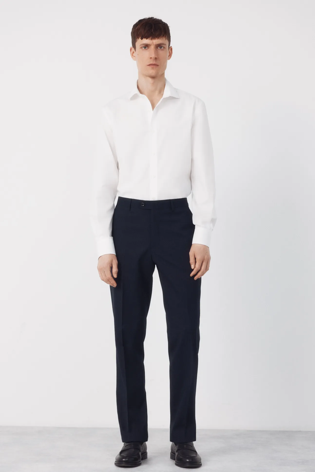 Camisa vestir otomán slim fit fácil plancha