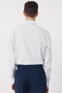 Camisa vestir rayas algodón tencel
