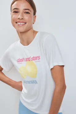 Camiseta apertura espalda blanco