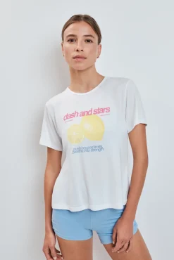Camiseta apertura espalda blanco