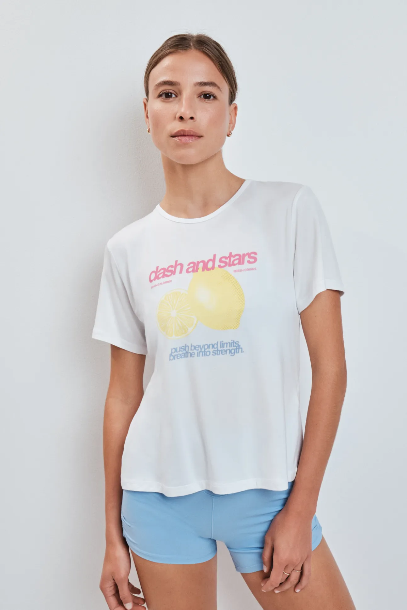 Camiseta apertura espalda blanco