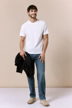 Camiseta básica lavada