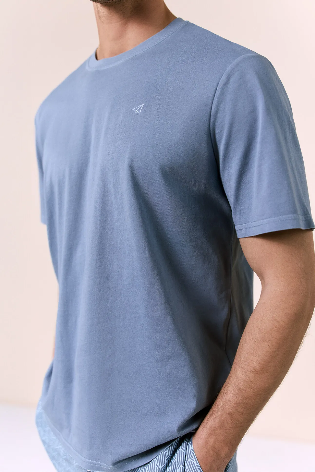 Camiseta básica lavada