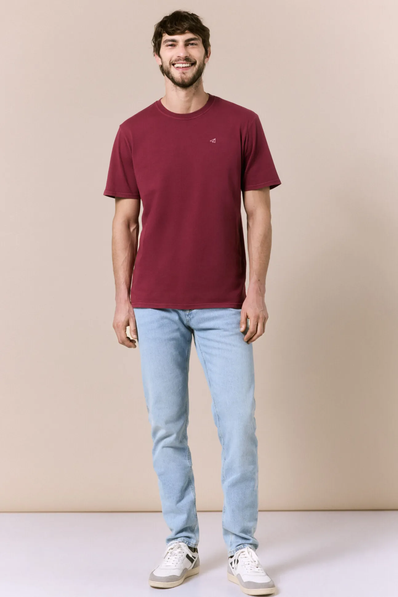 Camiseta básica lavada