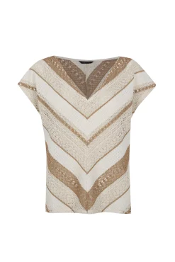 Camiseta crochet multicolor