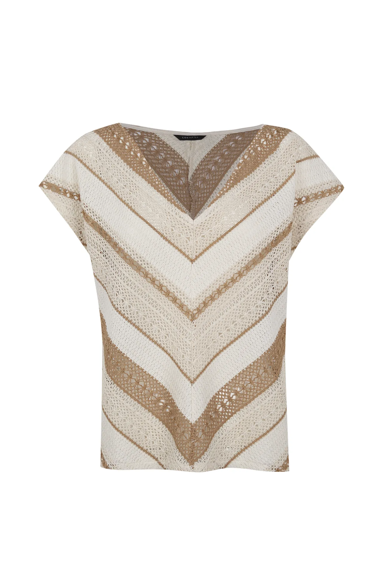 Camiseta crochet multicolor