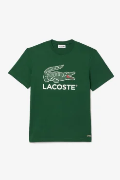 Camiseta de algodón con estampado Signature