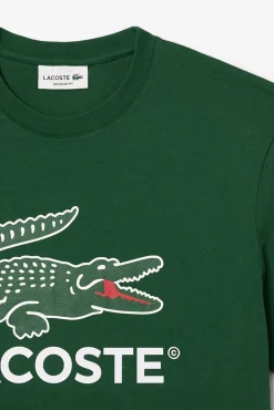 Camiseta de algodón con estampado Signature