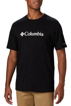 Camiseta de manga corta de algodón orgánico Basic Logo™ de Columbia para hombre