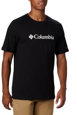 Camiseta de manga corta de algodón orgánico Basic Logo™ de Columbia para hombre