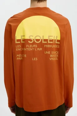 Camiseta de manga larga print