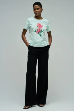 Camiseta estampada con logo
