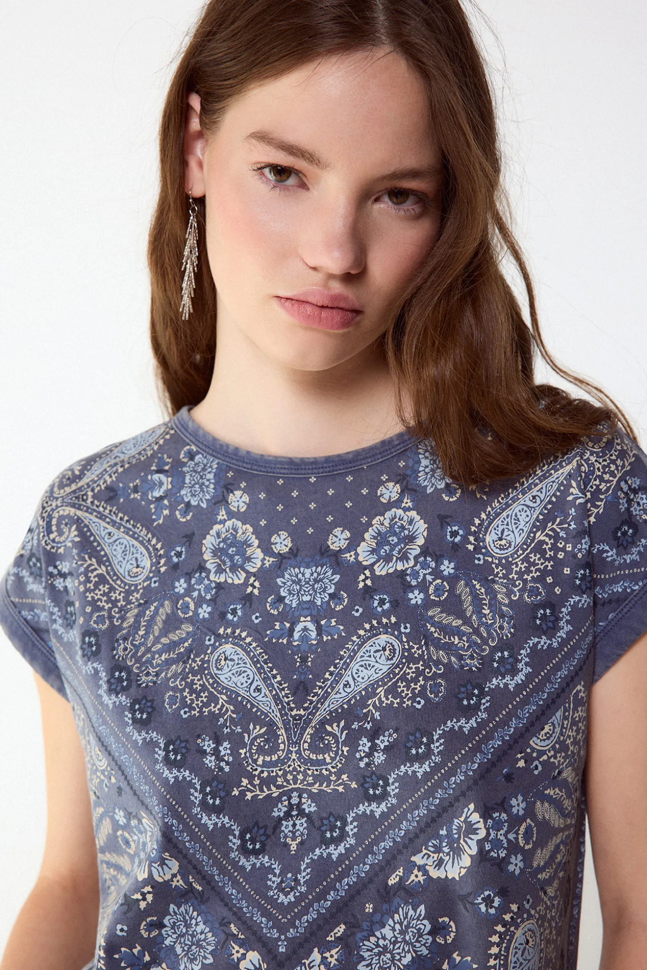 Camiseta estampado bandana