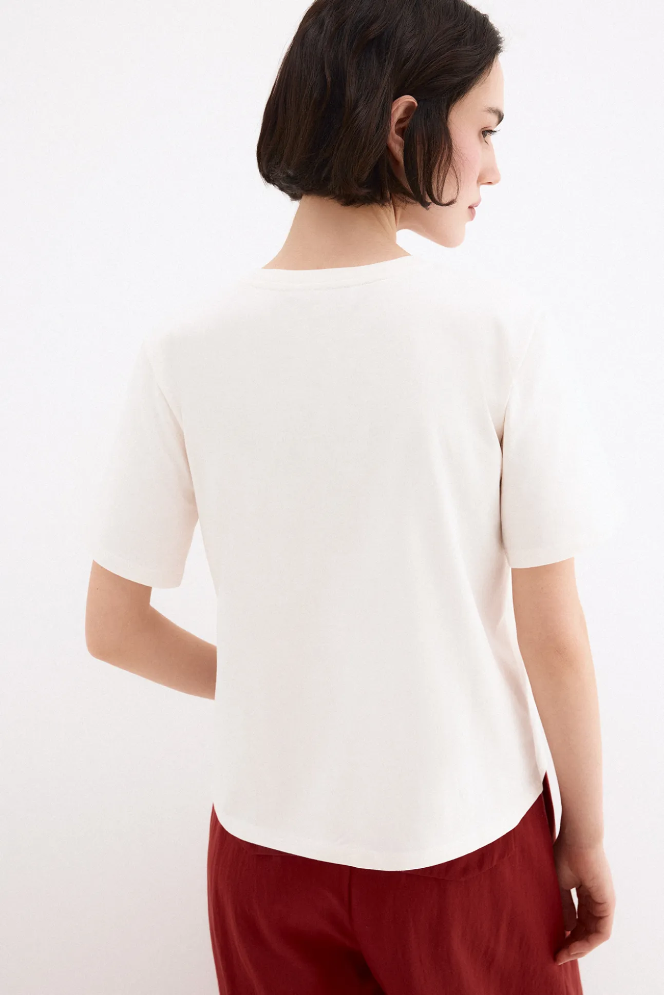 Camiseta estampado frontal