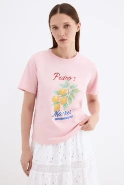 Camiseta estampado pedro