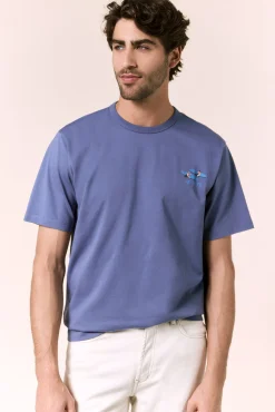 Camiseta gráfica lavada