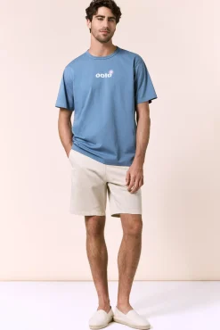 Camiseta gráfica lavada