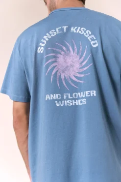 Camiseta gráfica lavada